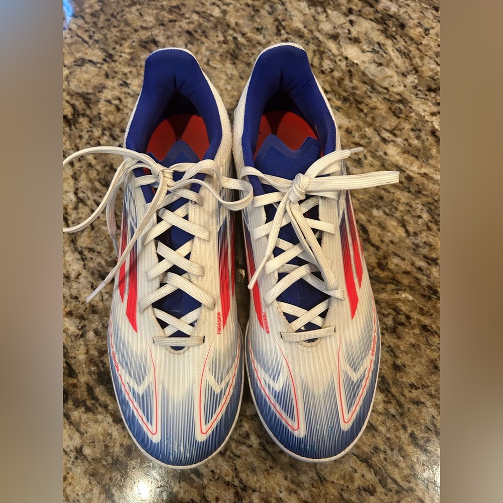 Adidas Bold Blue and Red Shoes